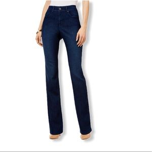 Style & Co Tummy-Control Straight-Leg Jeans